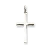 Sterling Silver Cross Pendant with 20 Inch Sterling Silver Chain