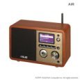 Internet Radio Wood Finish