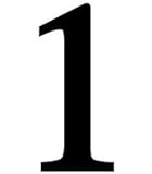 Wrought Iron House Number 1