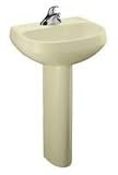 Bathroom Sink Pedestal by Kohler - K-2293-1 in Biscuit