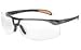 Uvex by Honeywell Protege Safety Glasses with Metallic Black Frame and Clear Polycarbonate Uvextreme Anti-Fog Lens