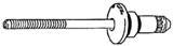 1/4 G.M. Headlamp Rivet (15 count)