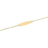 14K Yellow Gold Id Bracelet