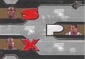 2007 SPx Authentic Emeka Okafor, Sean May & Raymond Felton Triple Game-Worn Jersey Card