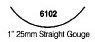 1" STRAIGHT GOUGE