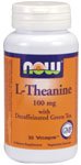 L-Theanine by NOW Foods - (100mg - 90 Vegetarian Capsules)