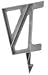 2 Pack of 15410 DECKMATE BLACK BRACKET