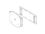 Peerless Industries - Mounting Component ( Adapter Plate ) for LCD Tv - Cold-rol