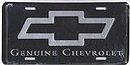 Genuine Chevrolet License Plate