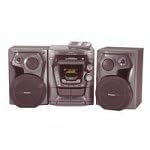 Panasonic Shelf System with 5-Disc Changer (SC-AK300K)