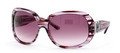 Juicy Couture - Juicy Couture Sunglasses Emma/S 0EM5 PA Plum Sparkle w/ Pink Gradient Lenses