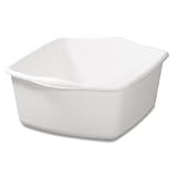 Sterilite® White Dishpan 15 5/8"L x 12 3/8"W x 6"H(Sold By: Each)
