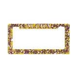 Aloha Lei Hawaiian Flowers Car Truck SUV License Plate Frame by la auto