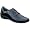 Steel Leather Black Suede