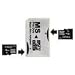 TOPRAM 32GB 32G 16GB x2 microSD microSDHC Card Class 6 with Memory Stick Pro Duo Adapter - Bulk