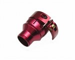 Paintball- Warrior Paintball Ion Clamping Feed Neck - Red