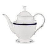 Lenox Federal Cobalt Platinum Bone China Teapot