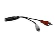 Audio Adapter -  3.5mm Jack to 2x RCA Plugs