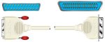 Bi-Directional PC Parallel Printer Cable (25DM/36CM), 7.5m