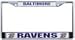 Baltimore Ravens Chrome License Plate Frame