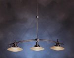 Structures Bronze 37 1/2 Wide Three Light Chandelier