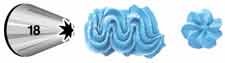 Wilton Decorating Open Star Icing Tip #18