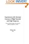 Experiments with Alternate Currents of High Potential and High Frequency