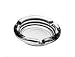 Anchor Round Glass Snuffer Ashtray, 4-3/8