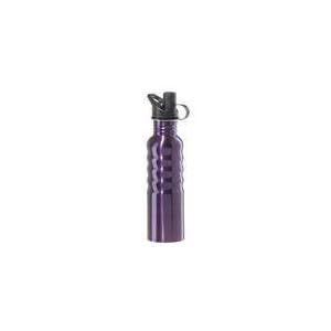 Oggi Purple 26oz Wide Mouth Stainless Steel Reusable Bottle with Sports Cap