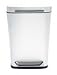 Oxo Good Grips Brushed Stainless Steel Rectangular Trash Can, 8-Gallon
