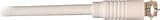 Steren High-Grade - RF cable - 18 AWG - F connector (M) - F connector (M) - 100 ft - double shielded coaxial - ( RG-6 ) - white