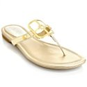 IMAN Global Chic Icon Sandal Flat - Gold
