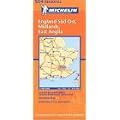 Englands S�d-Ost, Midlands, East Anglia (Michelin Regionalkarte)