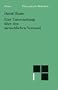 Philosophische Bibliothek, Bd.35, Eine Untersuchung �ber den menschlichen Verstand: Mit deutsch-englischem und englisch-deutschem Begriffsregister