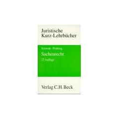 Sachenrecht. Ein Studienbuch