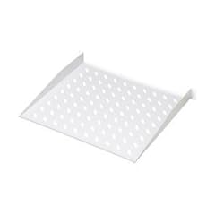 DIGITUS Fachboden 48,3cm 19Zoll fuer Wandschraenke RAL7035 grau 483x250x44mm incl. Befestigungsmaterial