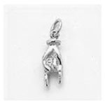 Good Luck Hand Symbol Charm