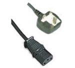 2m mains lead cable, fused at 5 amps