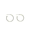 Pilgrim Large Gold Plated Hoop Earrings