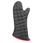 Charcoal Companion CC5033 17-Inch Flame Resistant Black BBQ or Oven Mitt