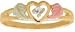 Beautiful! Black Hills Gold Women's Genuine Diamond Heart Ring