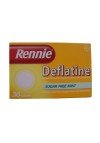 Rennie Deflatine Sugar Free Mint 18 Tablets