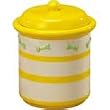Stripes & Bones Treat Jars Lemon
