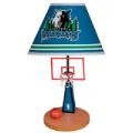 Minnesota Timberwolves Table Lamp - NBA Wooden Lamp for Kids