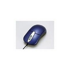 バッファローコクヨサプライ Arvel USB&PS2スクロールマウス ミドルサイズ ブルー MS35MBL