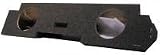 OBCON Dual 10 Dodge Ram Ext. Cab '97-'02 Speaker Box With Labyrinth Power Port