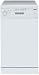 Kitchen & Housewares : Slimline Dishwasher White (DE2541FW_WH)