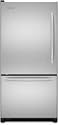 KitchenAid 21.9 Bottom-Freezer Refrigerator with Interior Water Dispenser, Automatic Ice Maker, Sabb