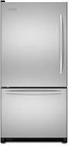 KitchenAid 21.9 Bottom-Freezer Refrigerator with Interior Water Dispenser, Automatic Ice Maker, Sabb