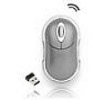 Bluestork Bumpy Air Wireless Mouse - Silver + Uh-10 4-port Usb Hub Picture